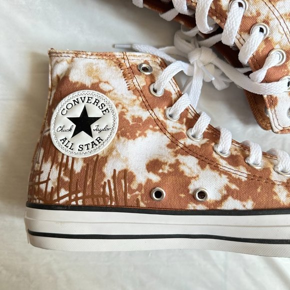 NEW Converse Women Shoes Casual Maple Brown High Top Sneakers - Picture 2 of 10